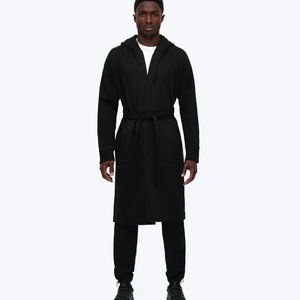 Midweight Terry Embroidered Hooded Robe